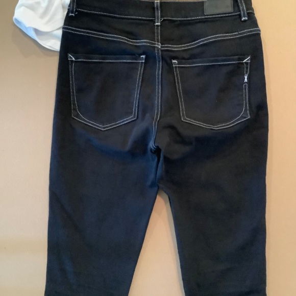 Express high rise black button fly skinny jean - Picture 8 of 12